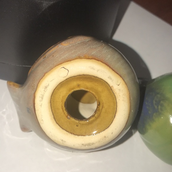 Pier 1 Salt and Pepper Shaker Chubby Birds - Blue & Green - Picture 7 of 11